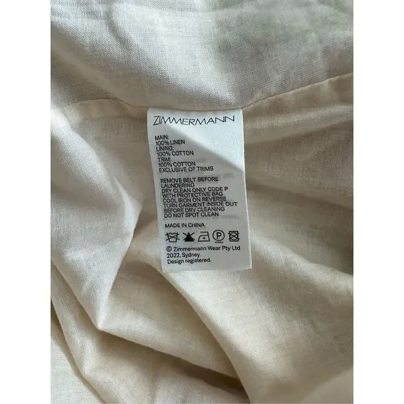 ZIMMERMANN Vitali Fringe Maxi Dress in Cotton - Picture 15 of 16